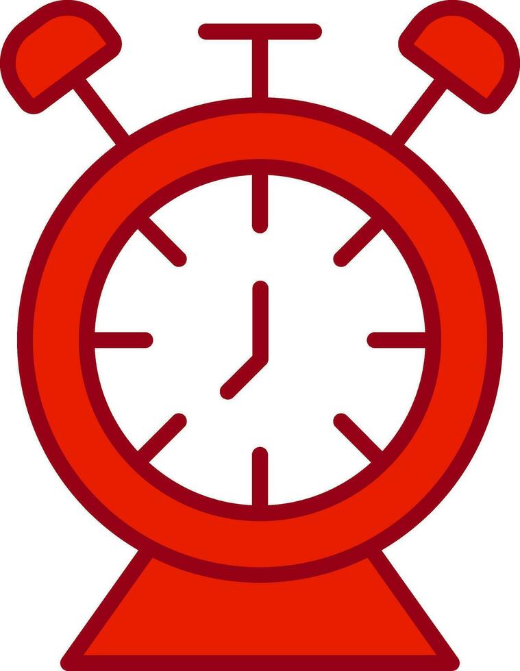 icono de vector de reloj de escritorio