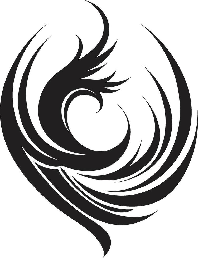 Fiery Rebirth Vector Design Phoenix in Moonlight 32755225 Vector Art at