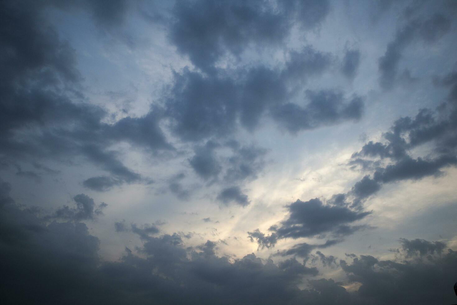 Dramatic cloudy sky for background and wallpaper. photo
