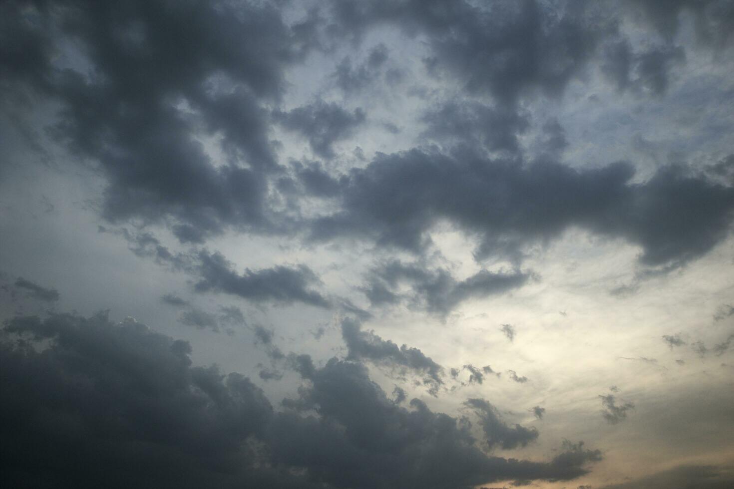 Dramatic cloudy sky for background and wallpaper. photo