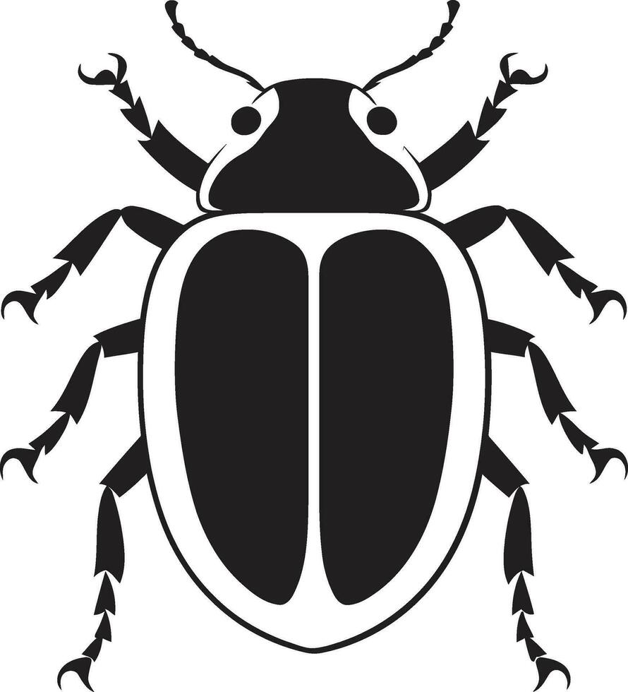 Bug Heraldic Symbol Insect Tribe Crest vector