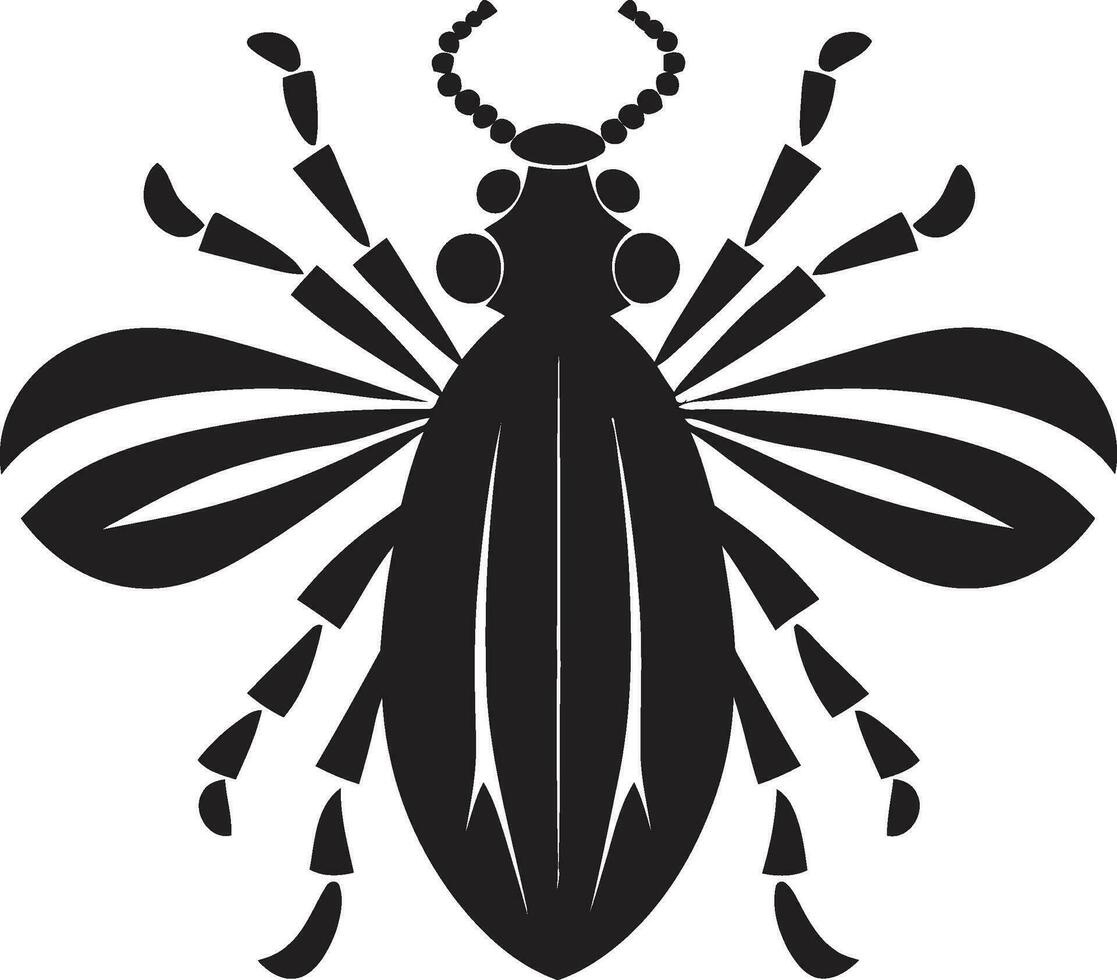 Aphid Icon in Vector Bold and Beautiful Black Design Black Aphid Symbol Vector Logo for a Unique Brand