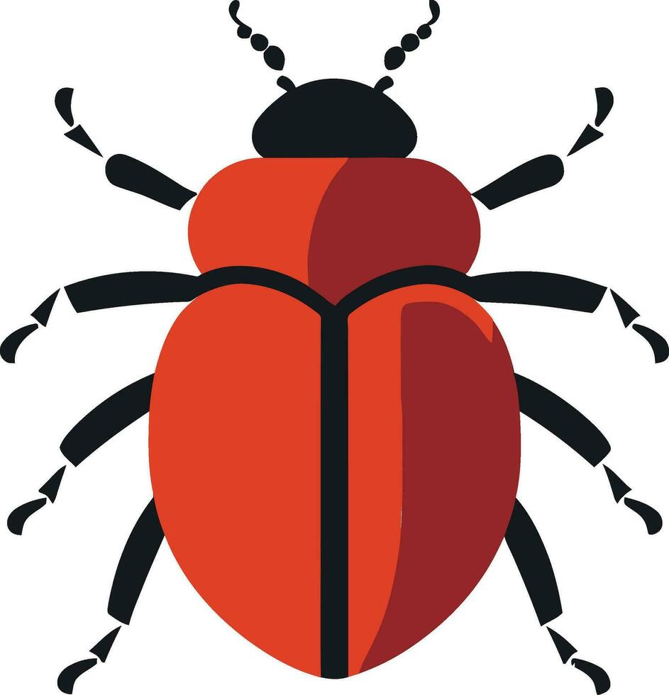 Beetle Head Monogram Beetle Crown Design vector