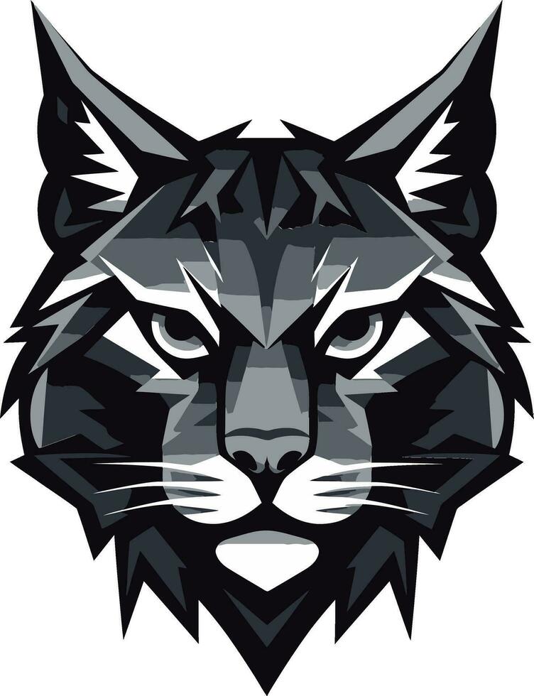 Bobcat Vector A Wild Predator Animal in Vector Art Format Bobcat Vector Design A Feral Cat with a Wild Heart