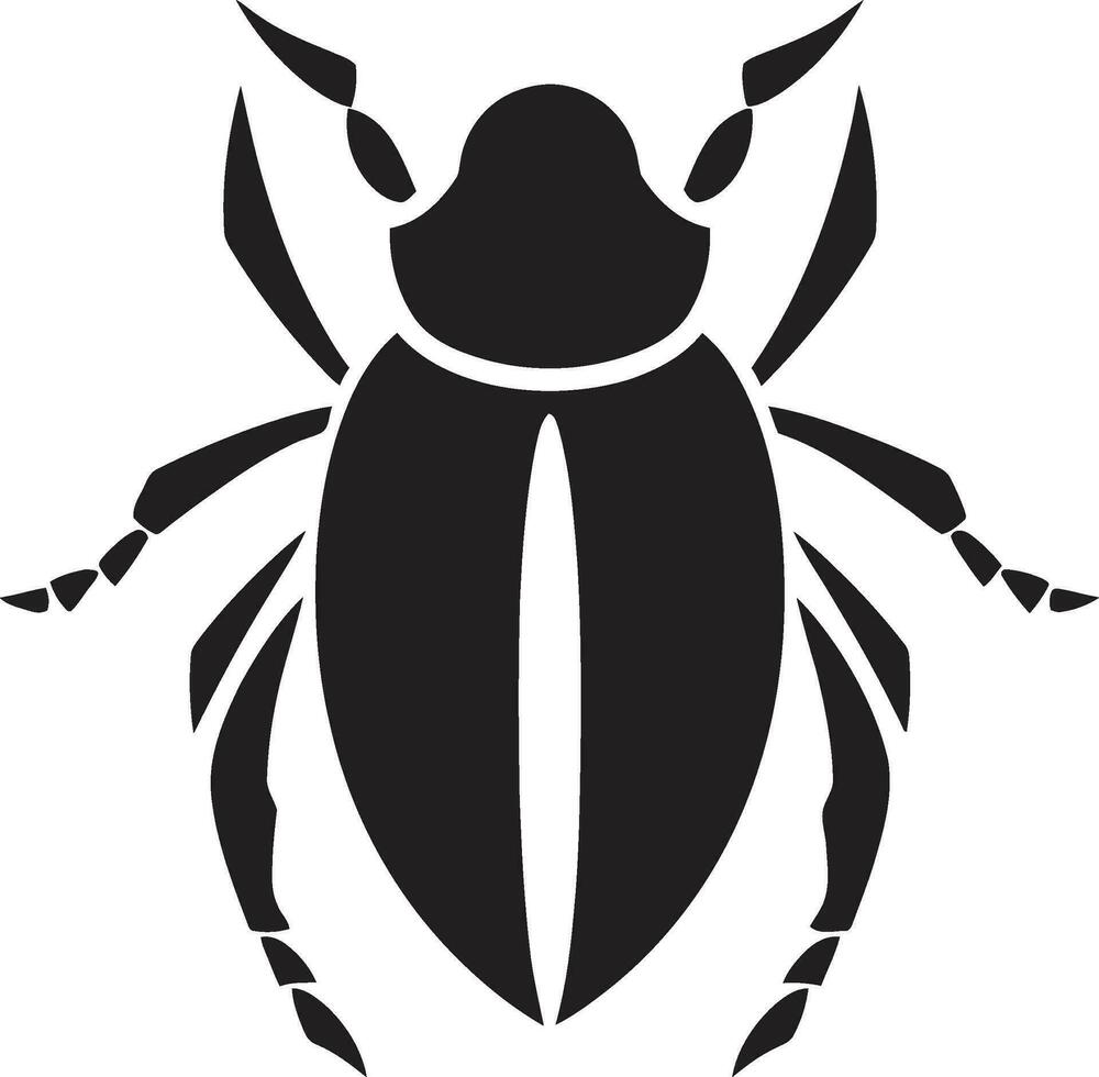Hive Tribe Insignia Beetle Kingdom Crest vector
