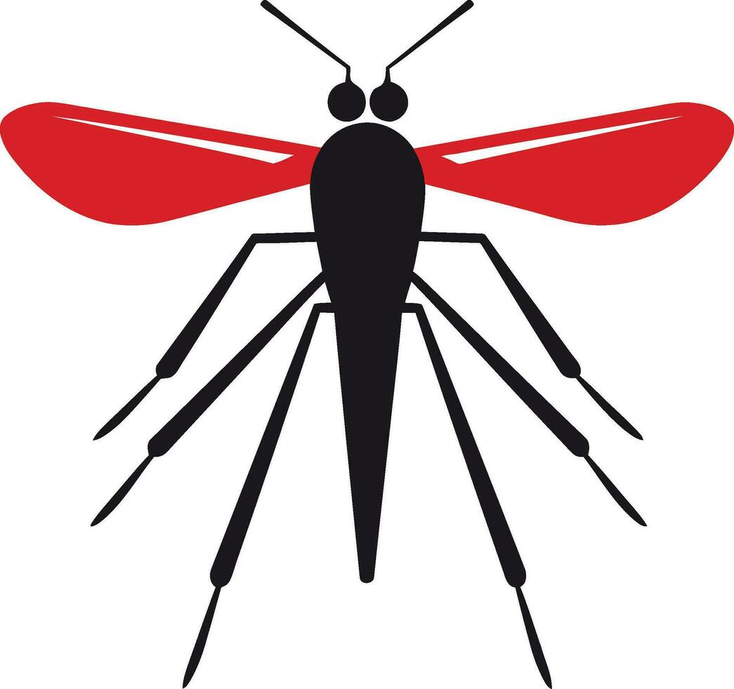 Mosquito Insect Silhouette Graceful Mosquito Graphic vector