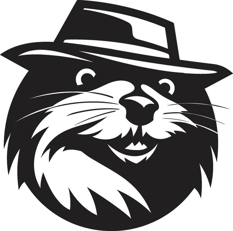 Beaver Monarch Icon Beaver Tribe Insignia vector