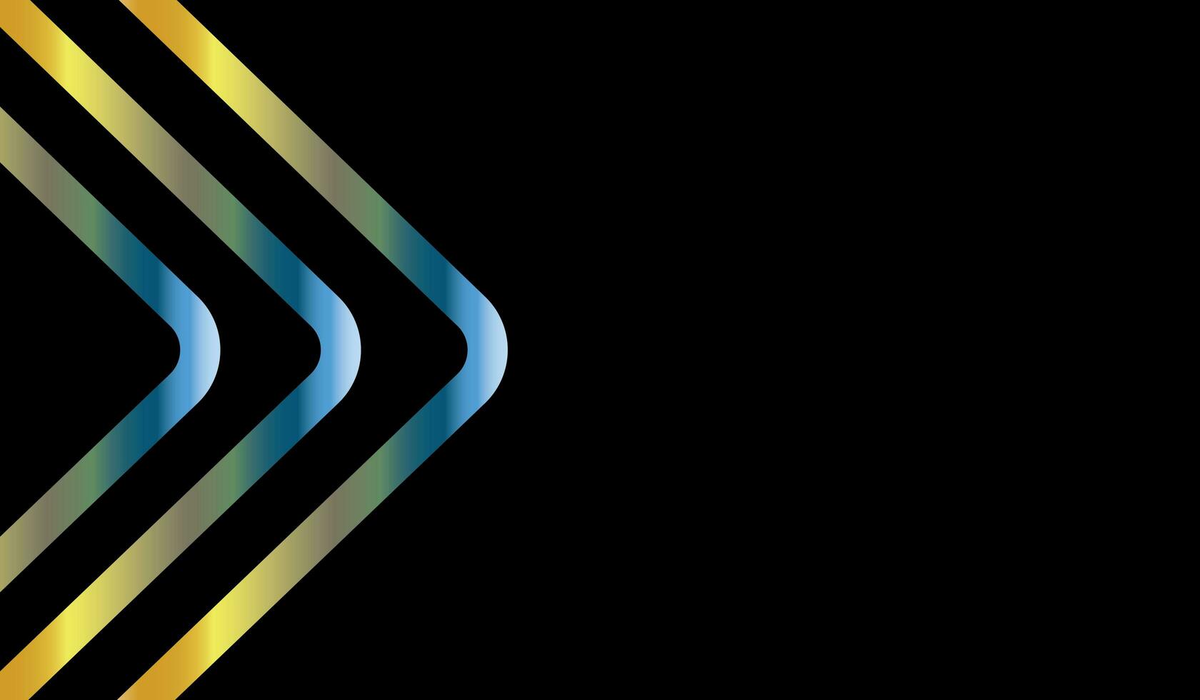 Rainbow modern luxury style on black background photo