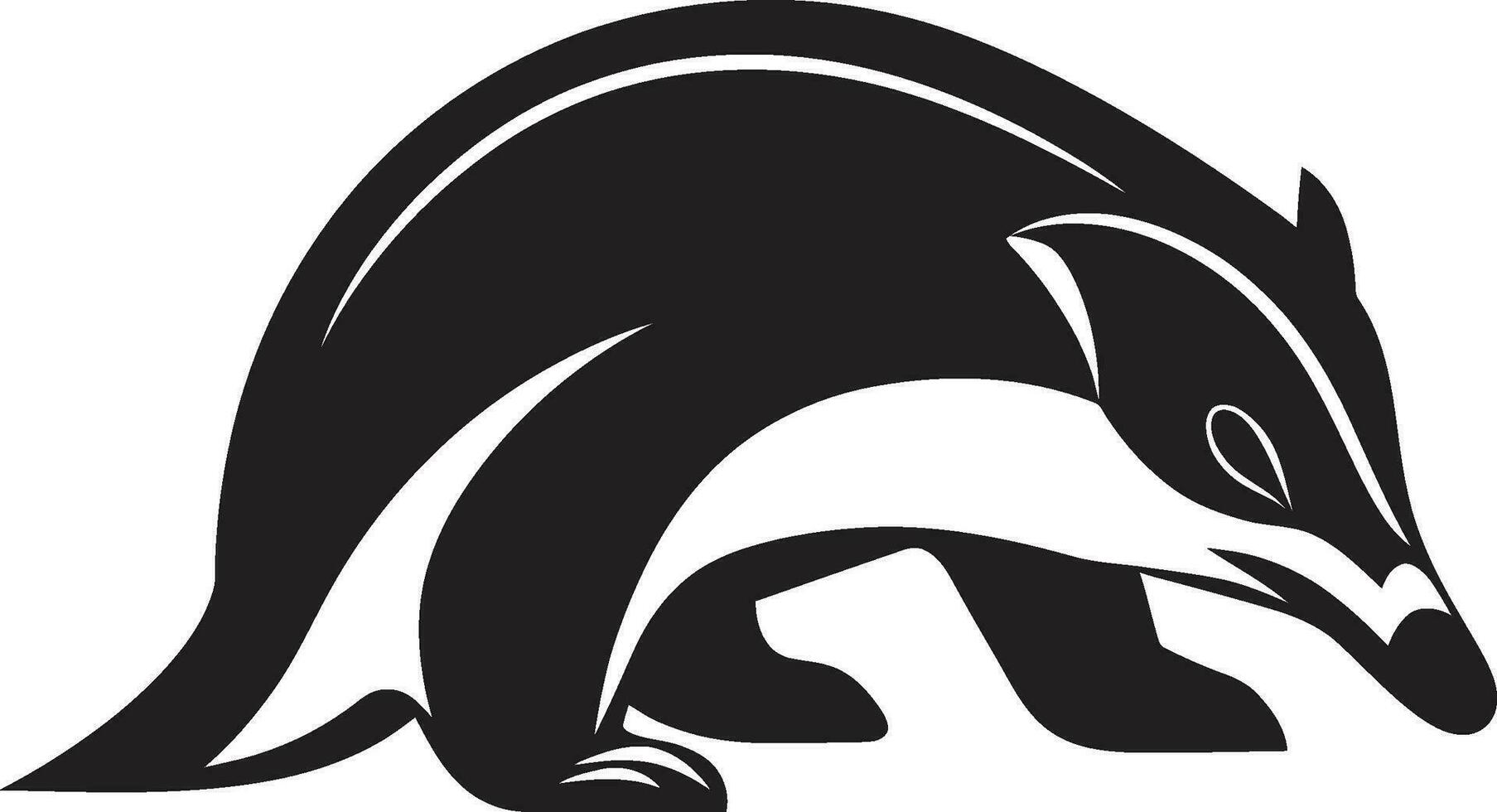 Modern Black Vector Anteater A Logo of Distinction Bold Black Anteater Logo Vector Art Excellence