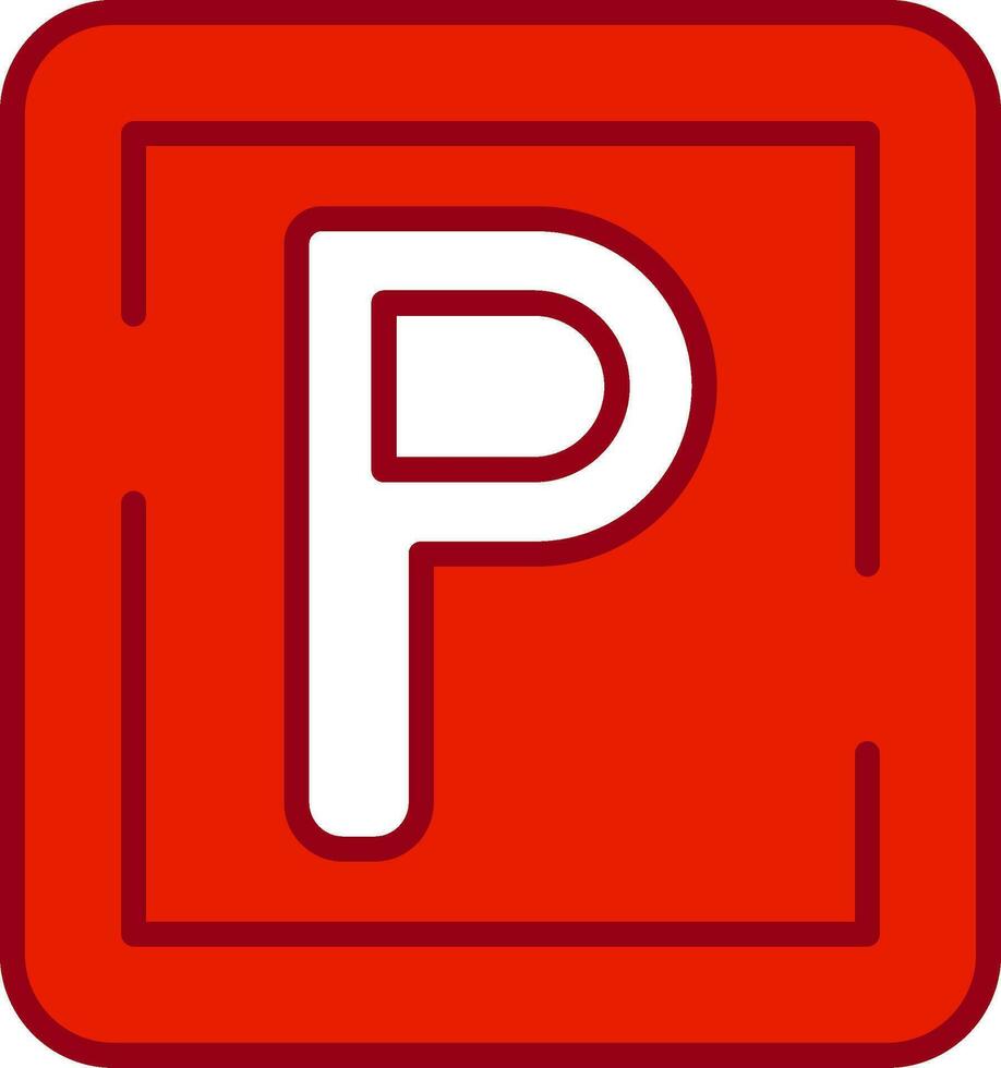 Parking Sign Vector Icon