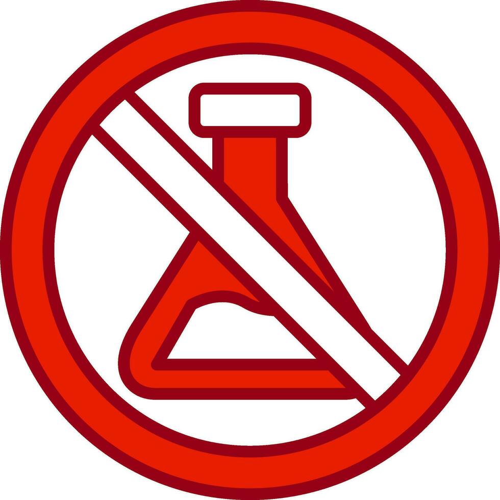 No Chemical Vector Icon