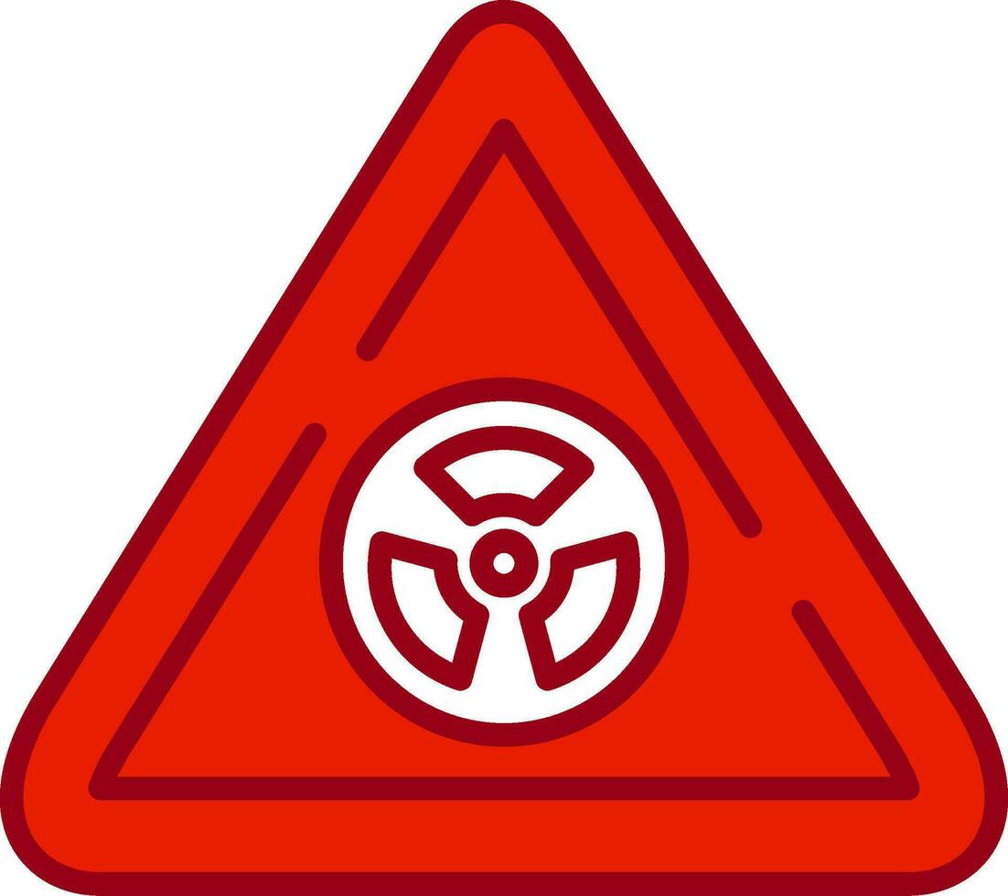 Radioactive Sign Vector Icon