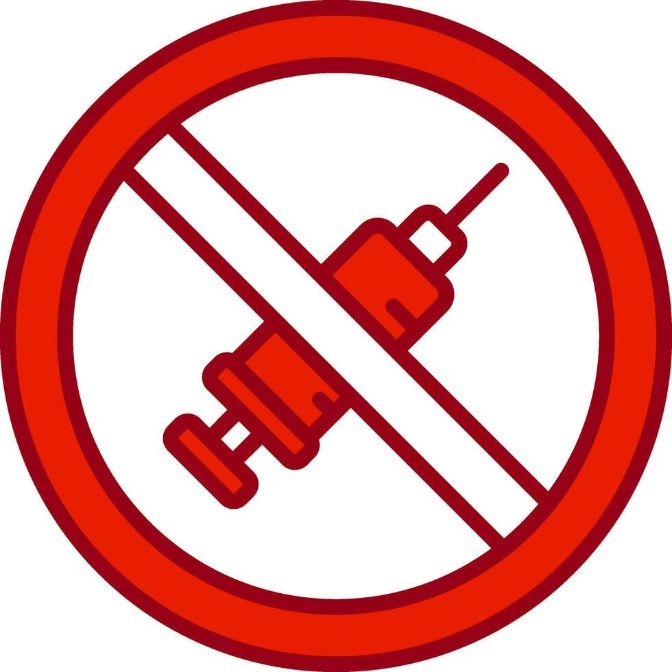 No Injection Vector Icon