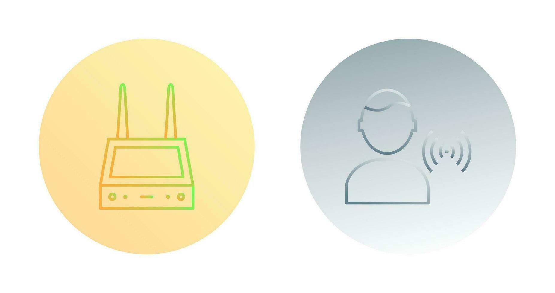 router and signal  Icon vector