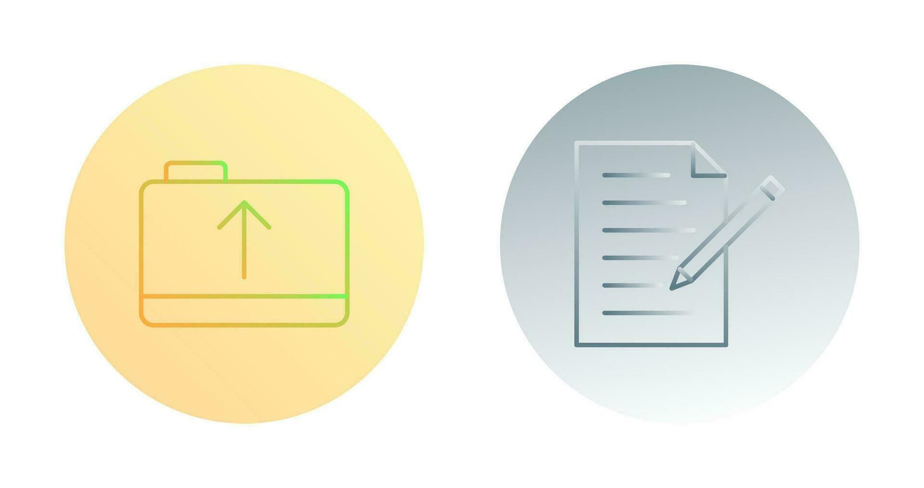 folder and edit document  Icon vector