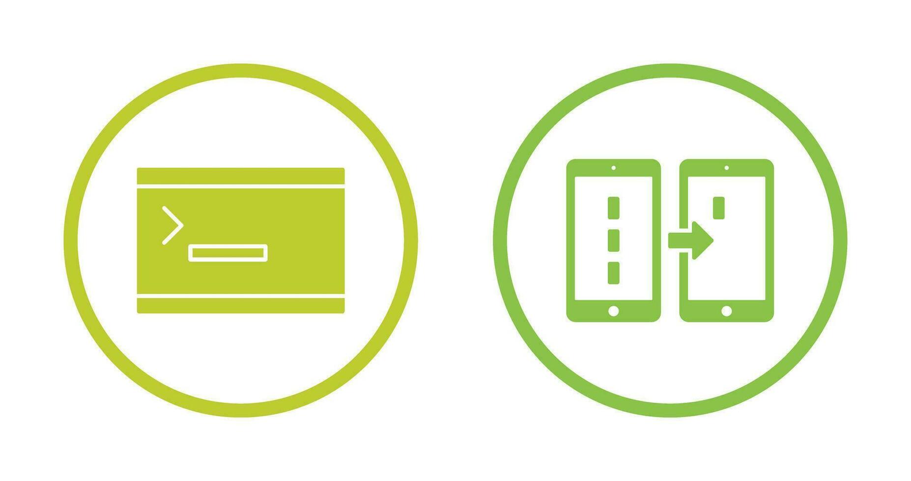 console and data transfer Icon vector