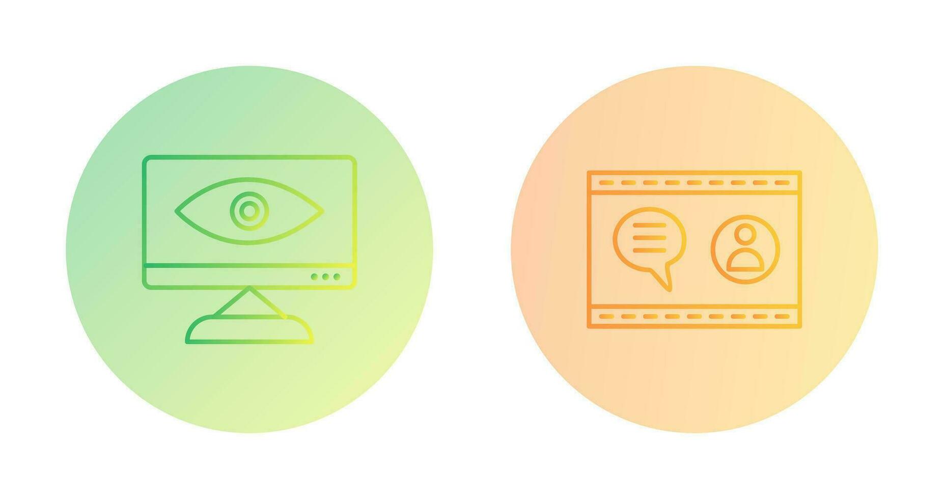 Web Visibility and Web Support  Icon vector