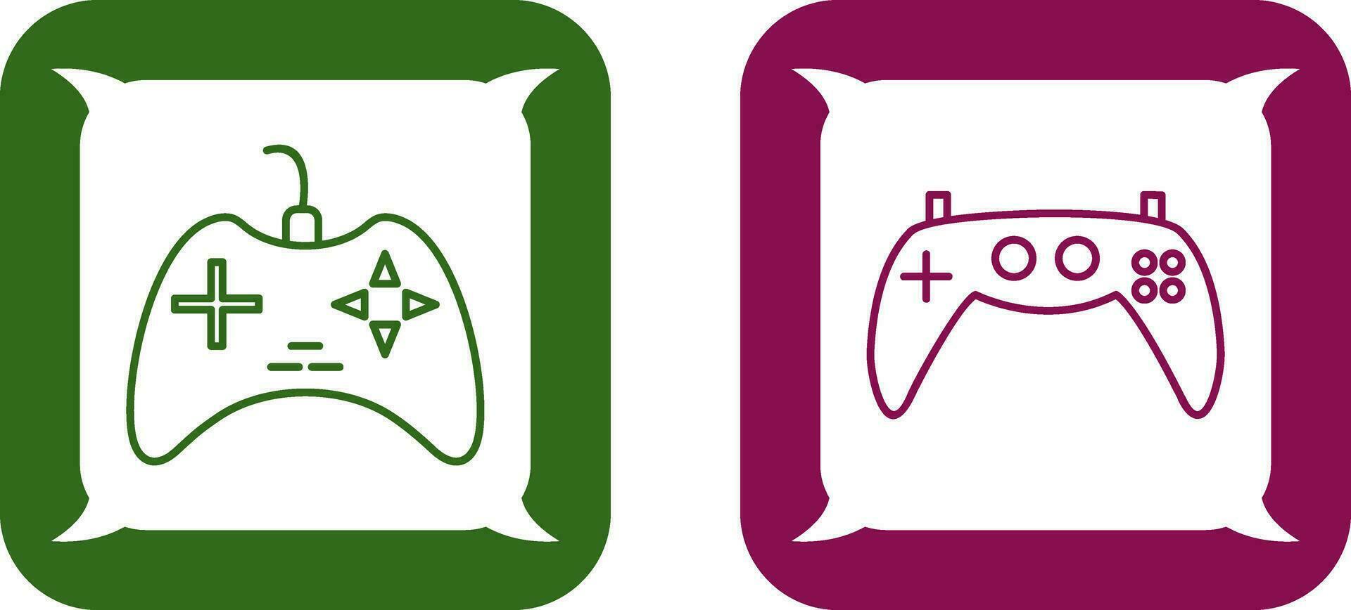 Gaming Console and Gaming Console Icon vector