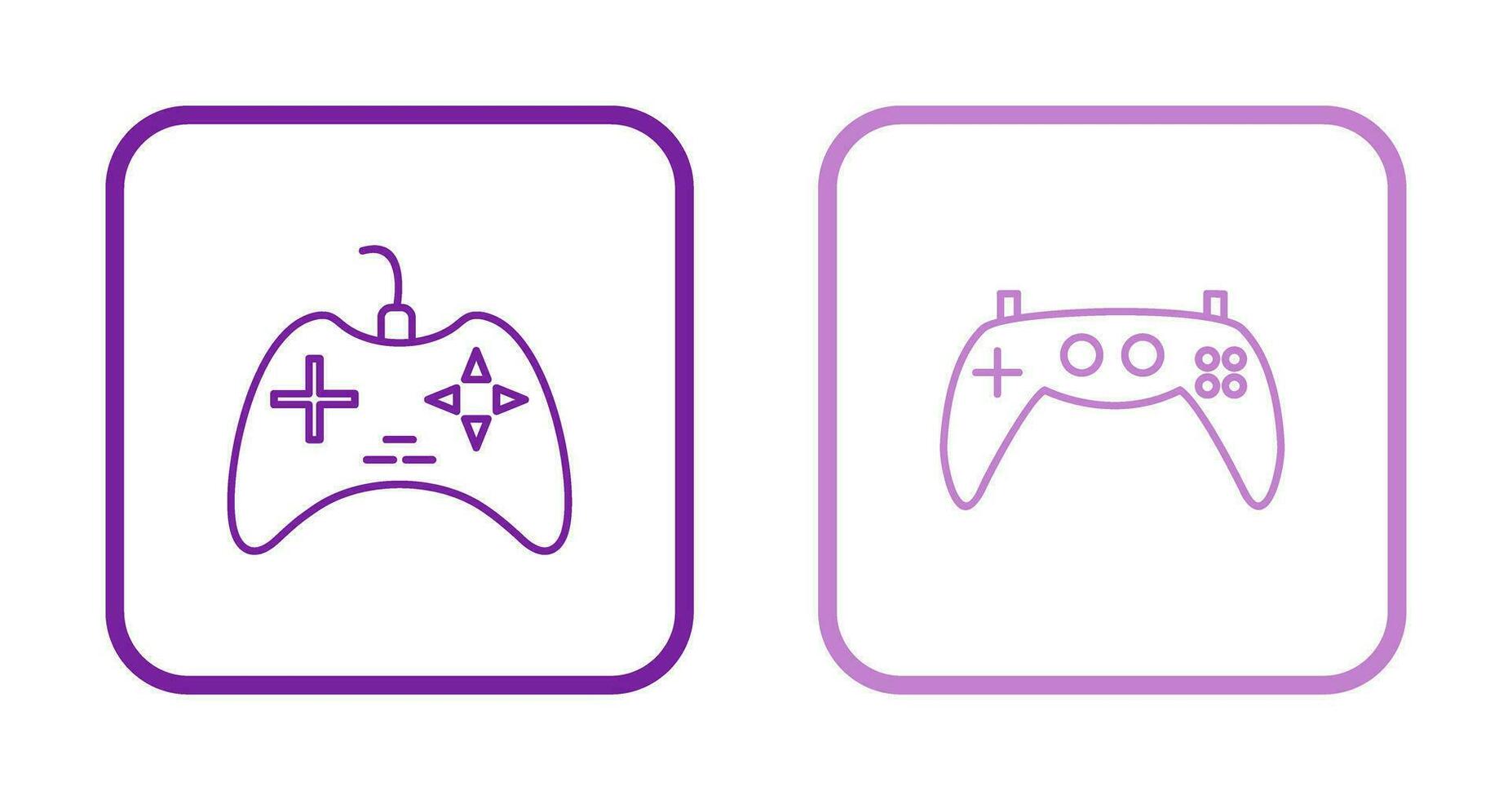 Gaming Console and Gaming Console Icon vector