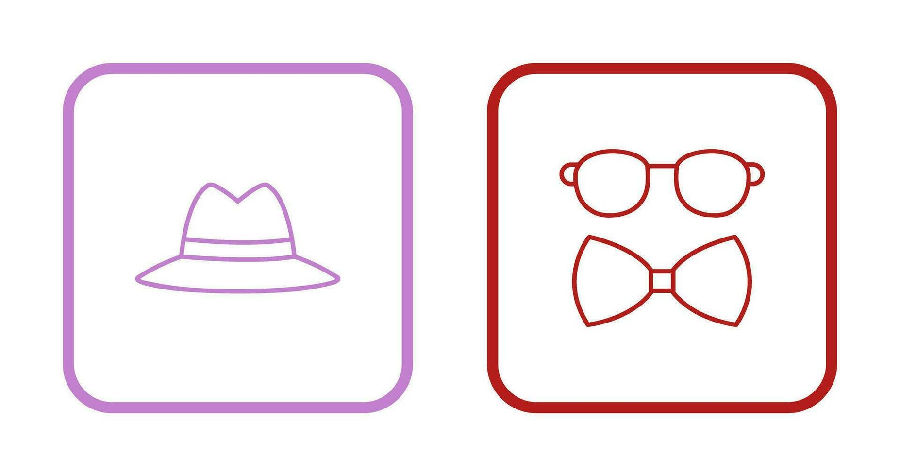 Hat and Hipster Style Icon vector