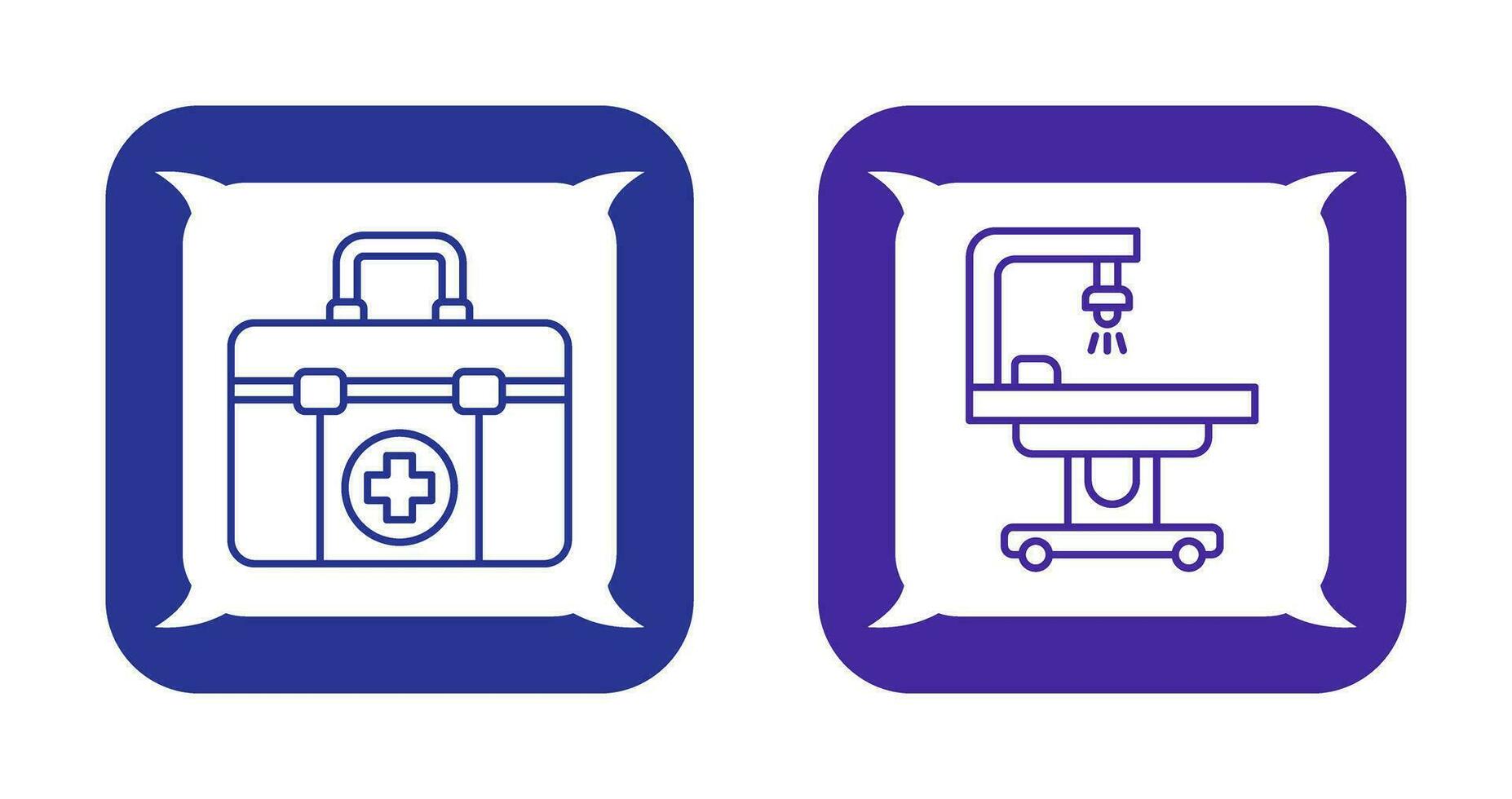 First Aid Kit and operating Room Icon vector