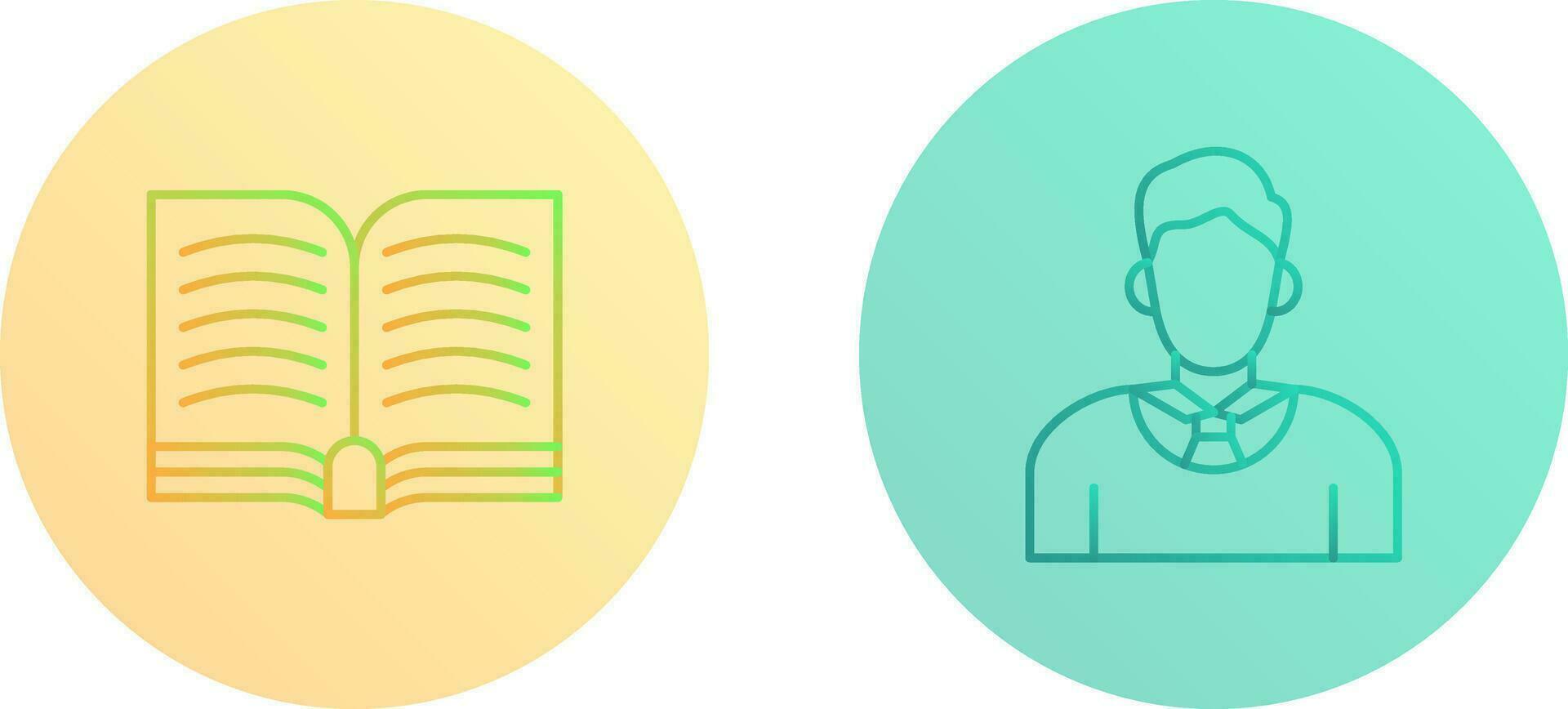 Book and Judge Icon vector
