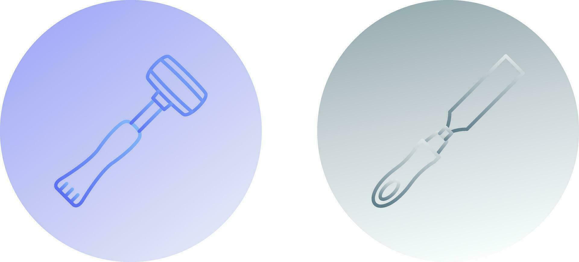 Sledgehmmer and Chisel Icon vector