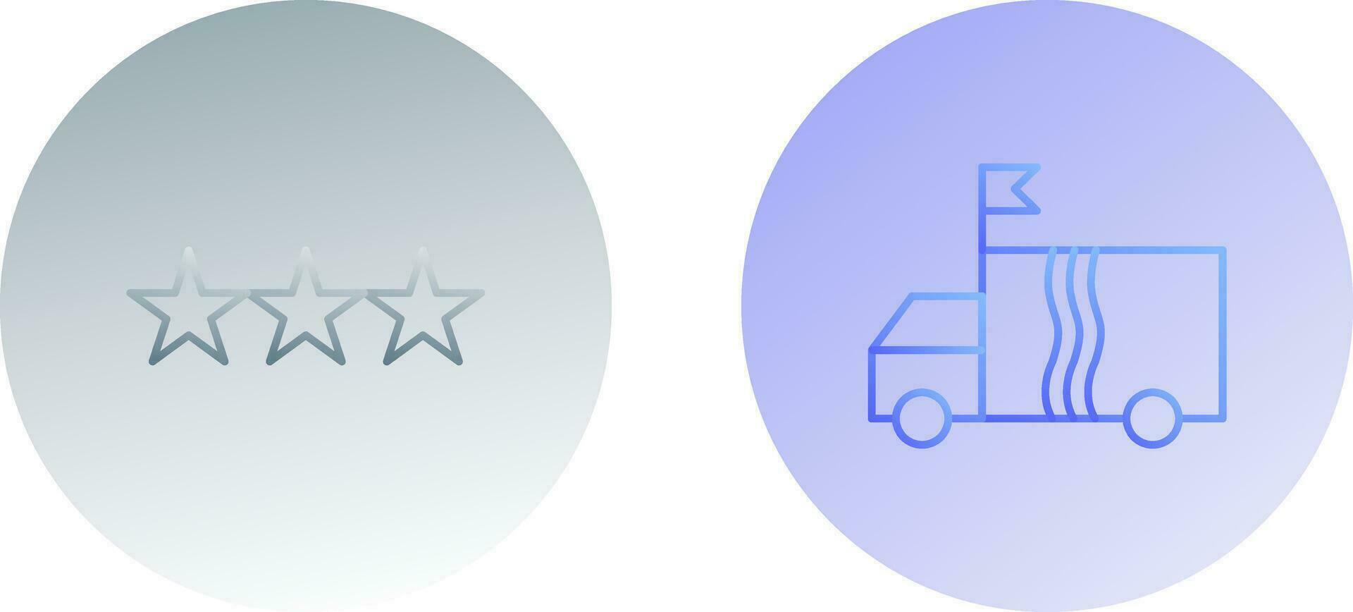 Stars and campaign Icon vector