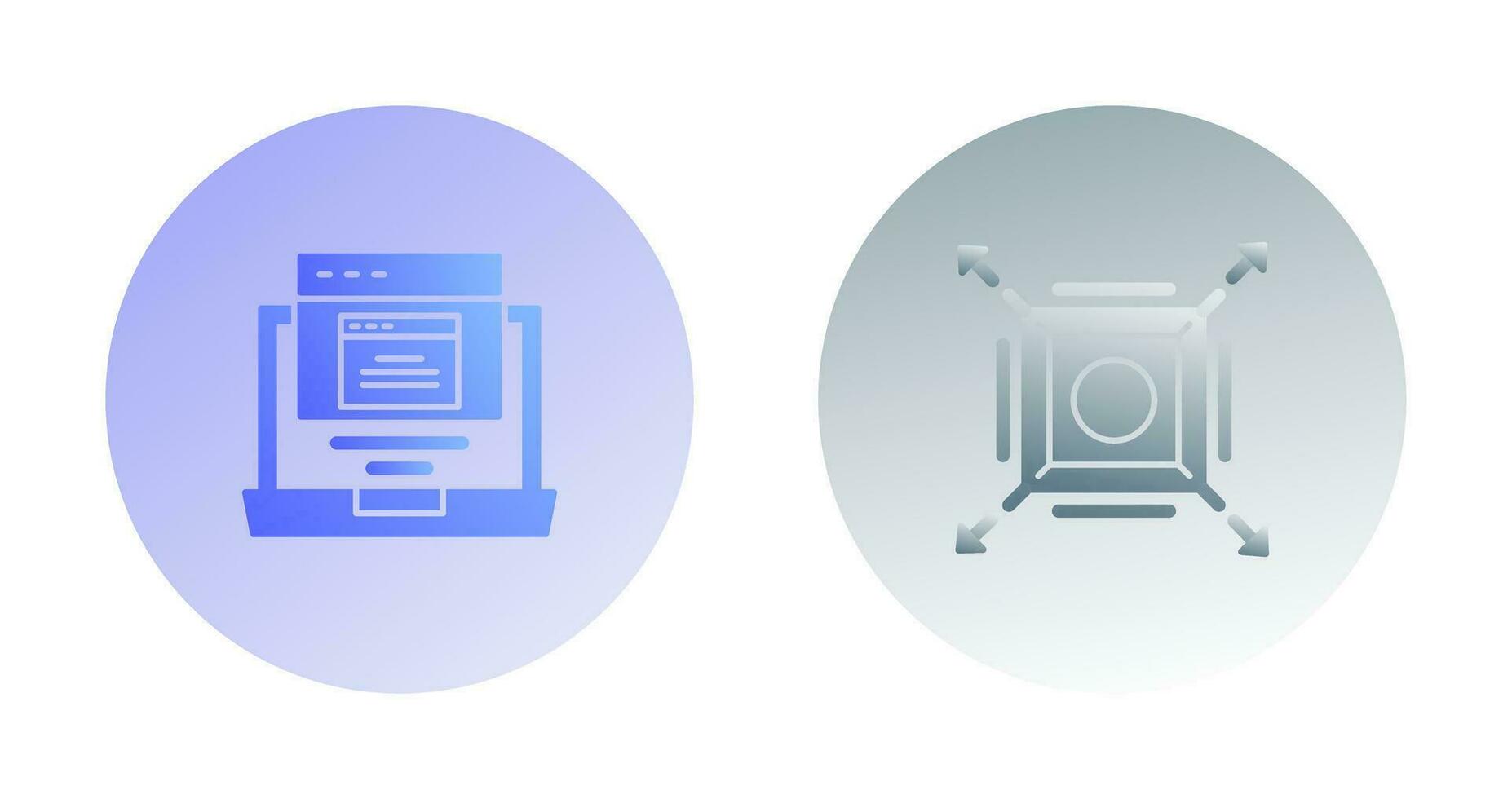 Pop Up and Maximize Icon vector