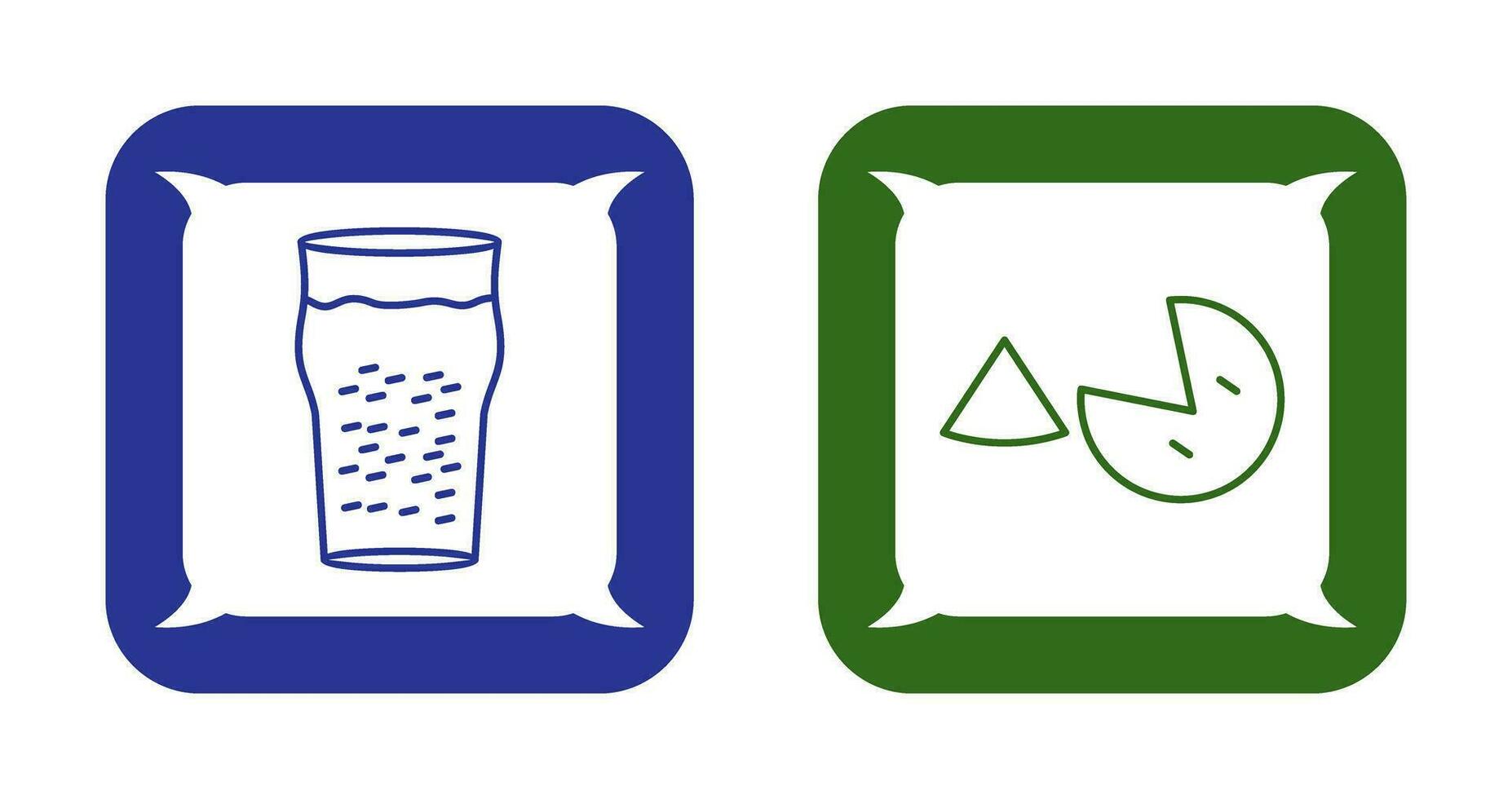 Pint of Beer and Pie Icon vector