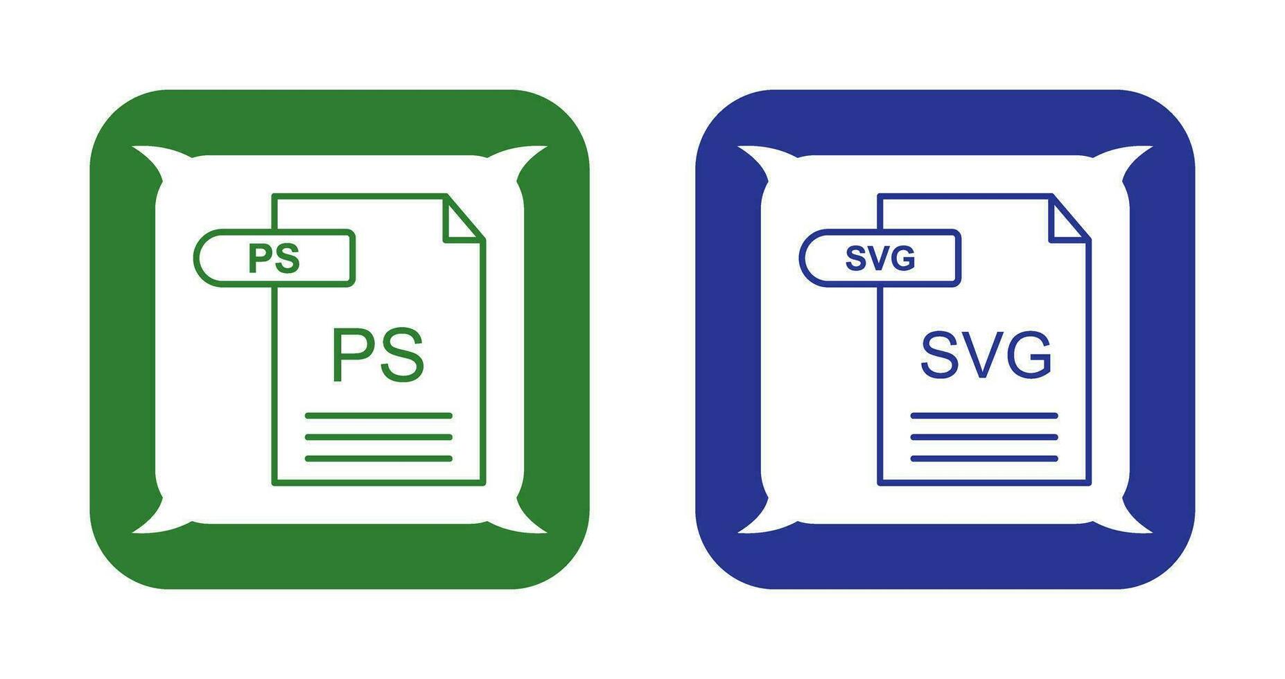 PS and SVG Icon vector