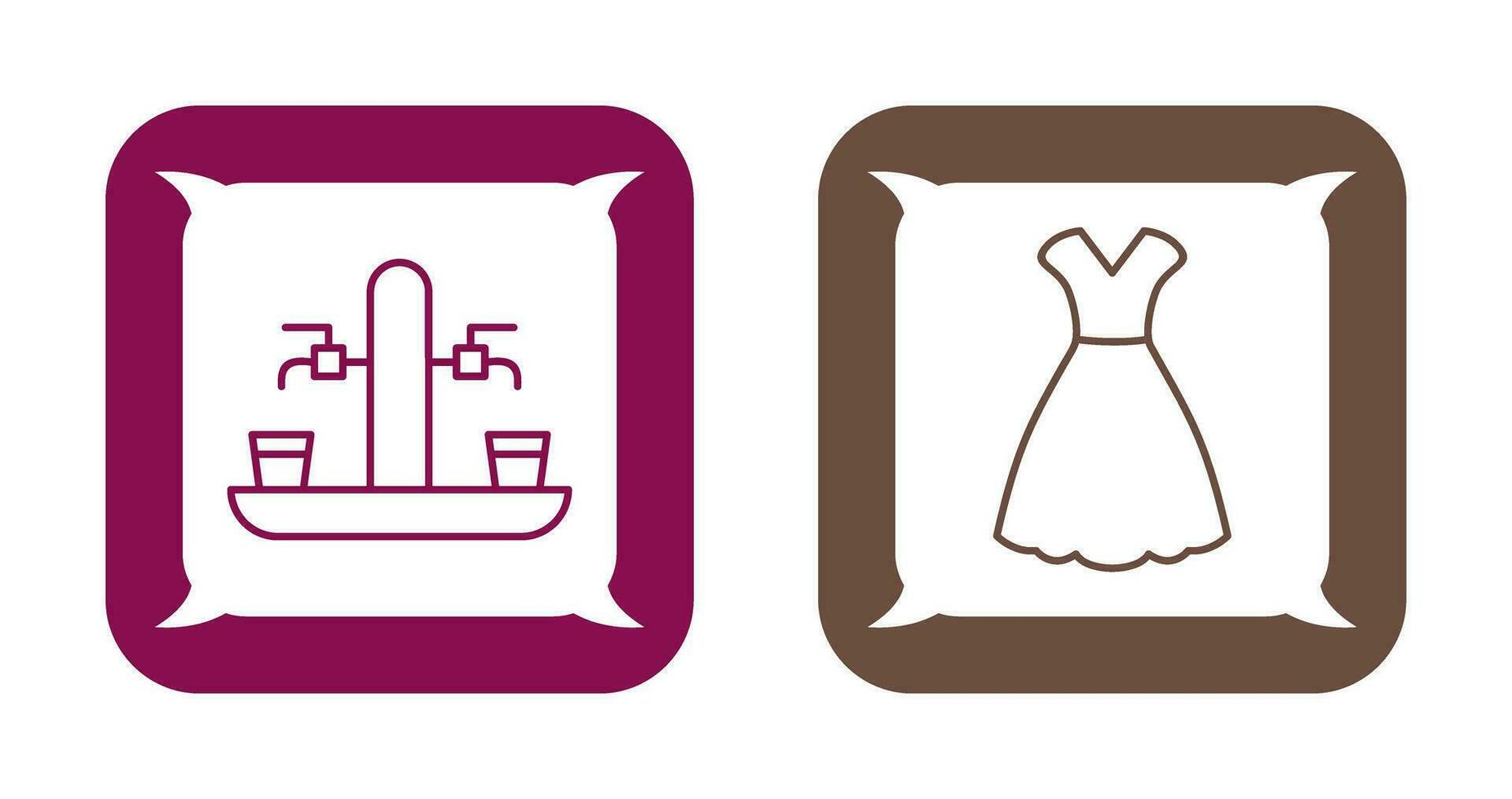 Beer Tap and Woman Dress Icon vector