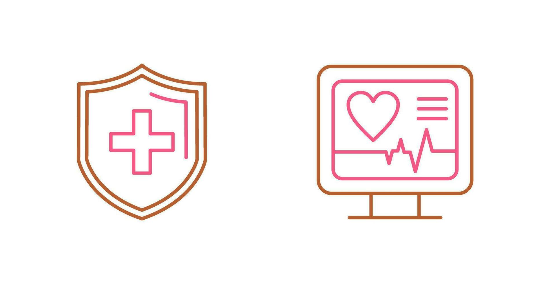 Protection and Plus Icon vector