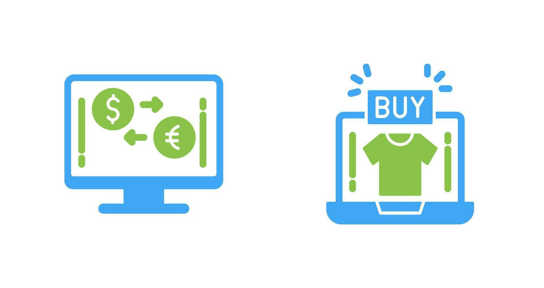 Currency Exchange and Buy Icon vector