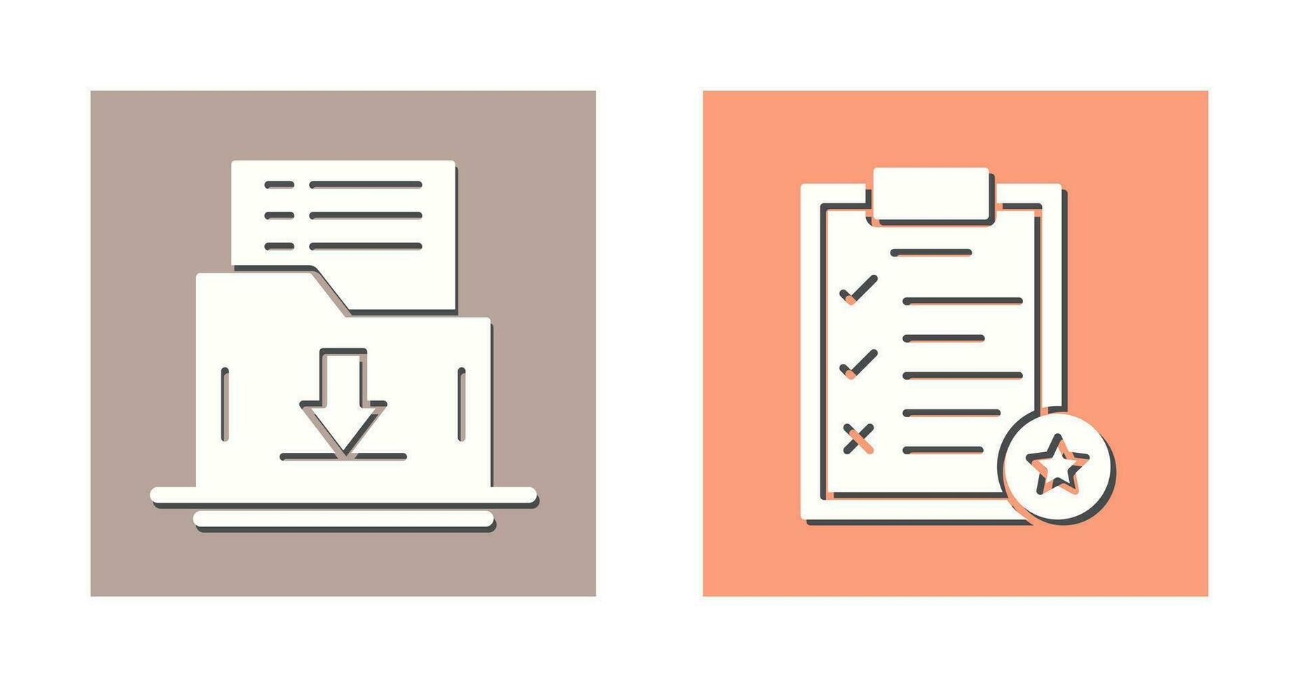 Save List and Task List Icon vector