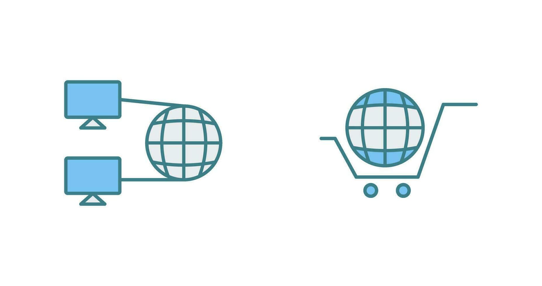 Internet Connectivity and Global Icon vector