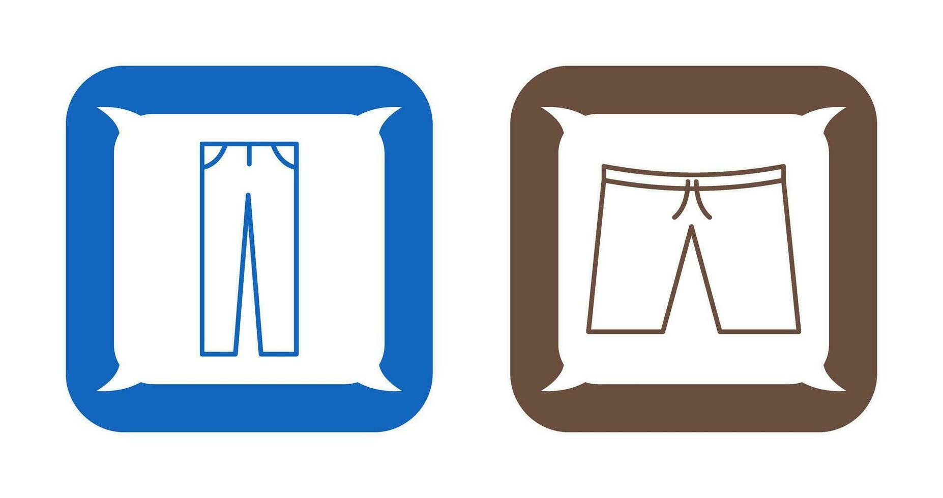 Pants and Shorts  Icon vector