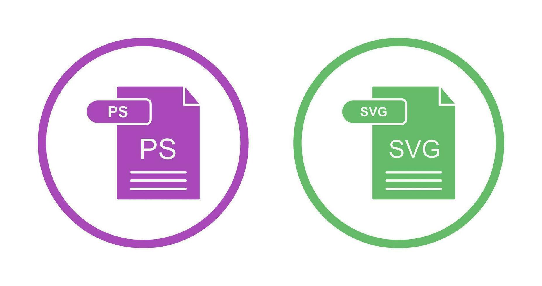 PS and SVG Icon vector