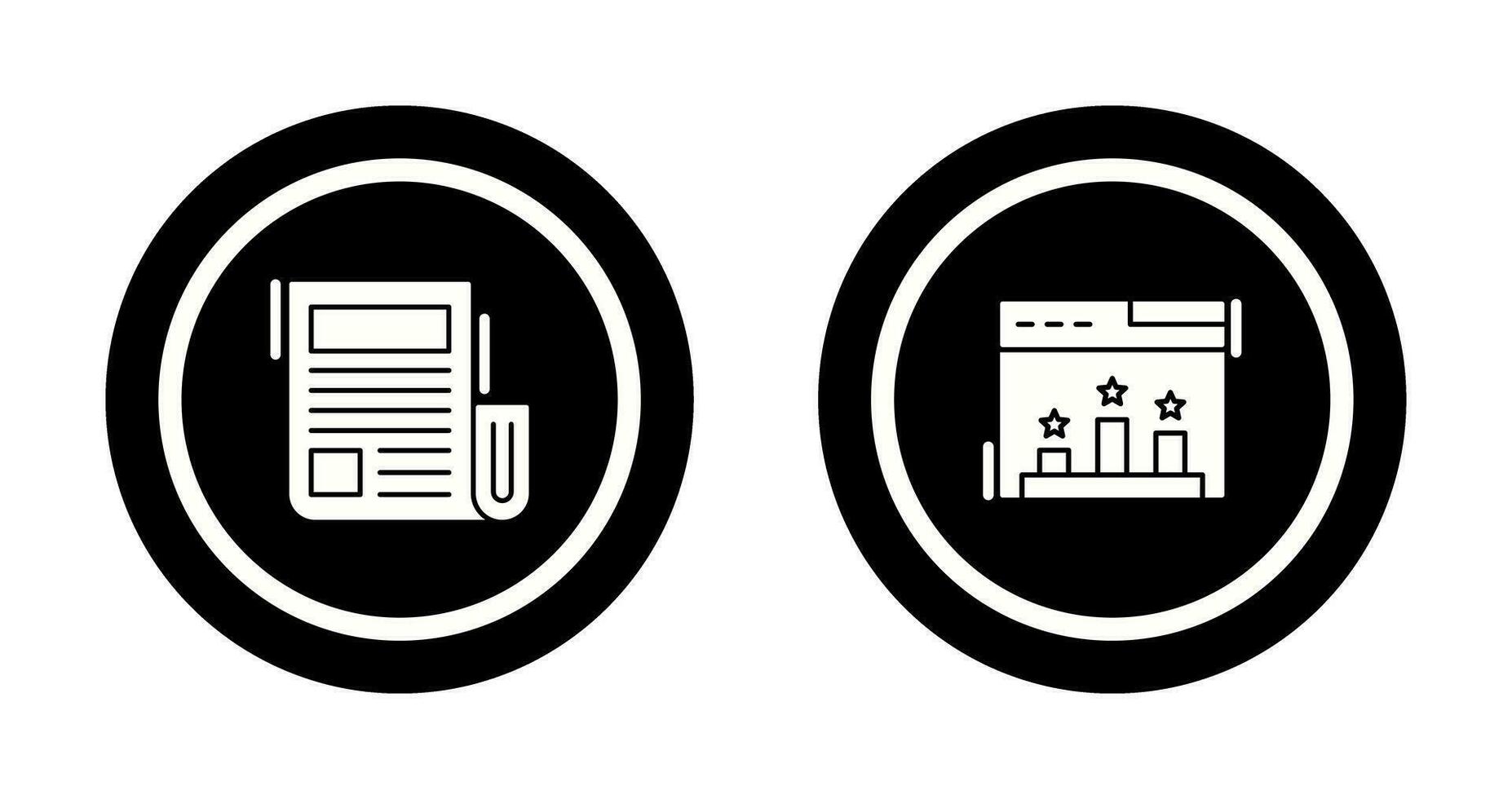 News and Ranking Icon vector