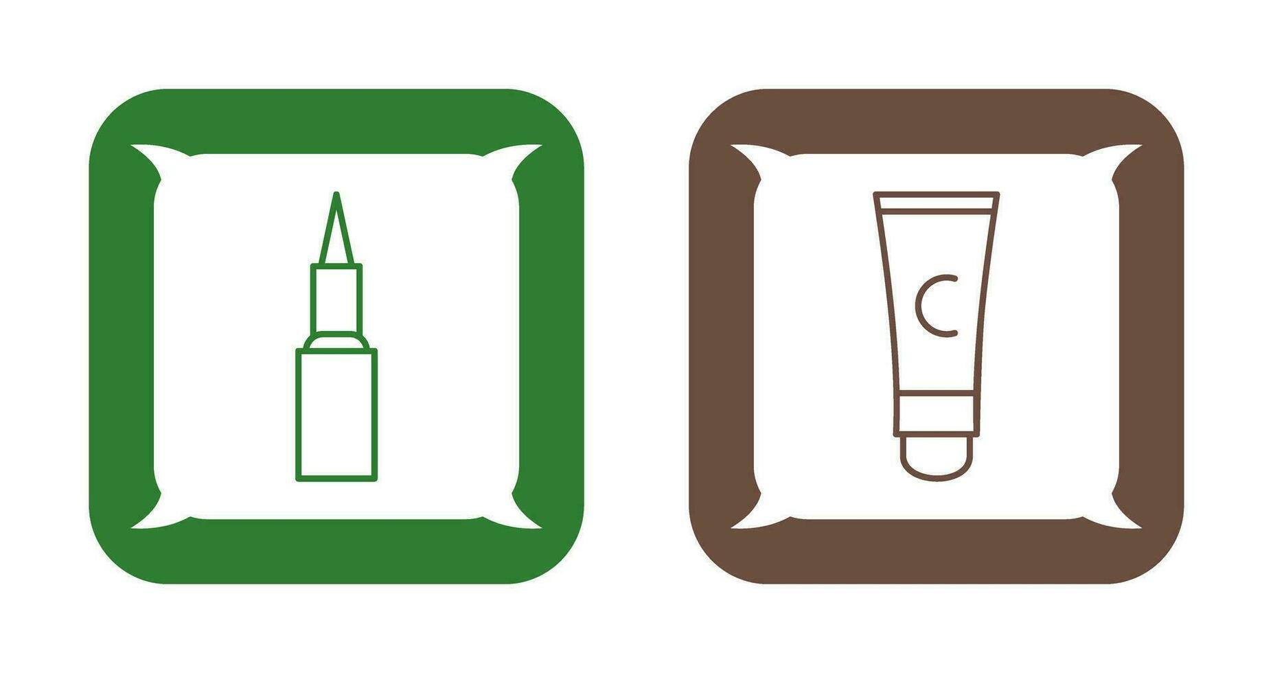 Kajal cosmetics and Conditioner  Icon vector