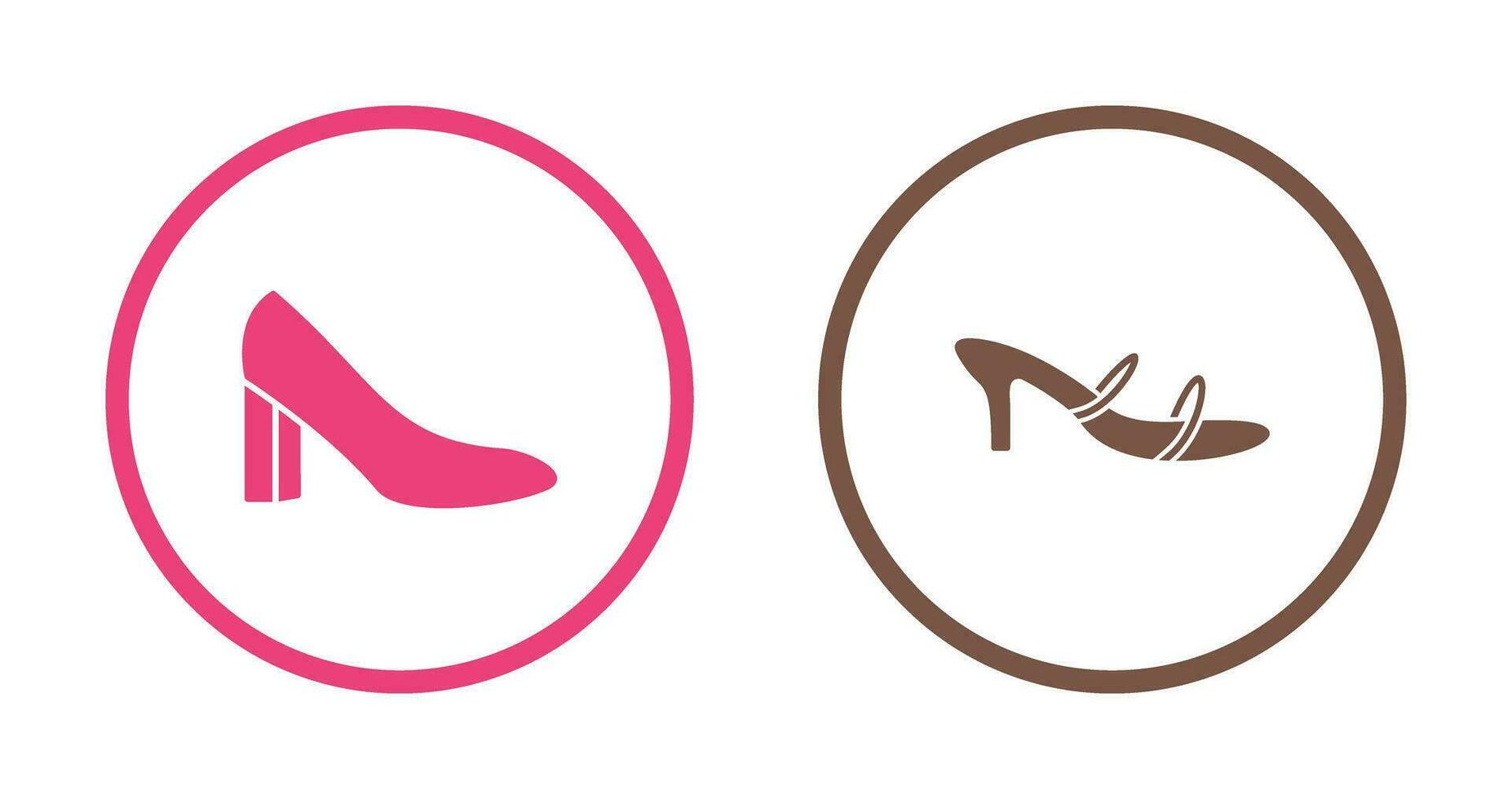 Heels and Stylish Icon vector