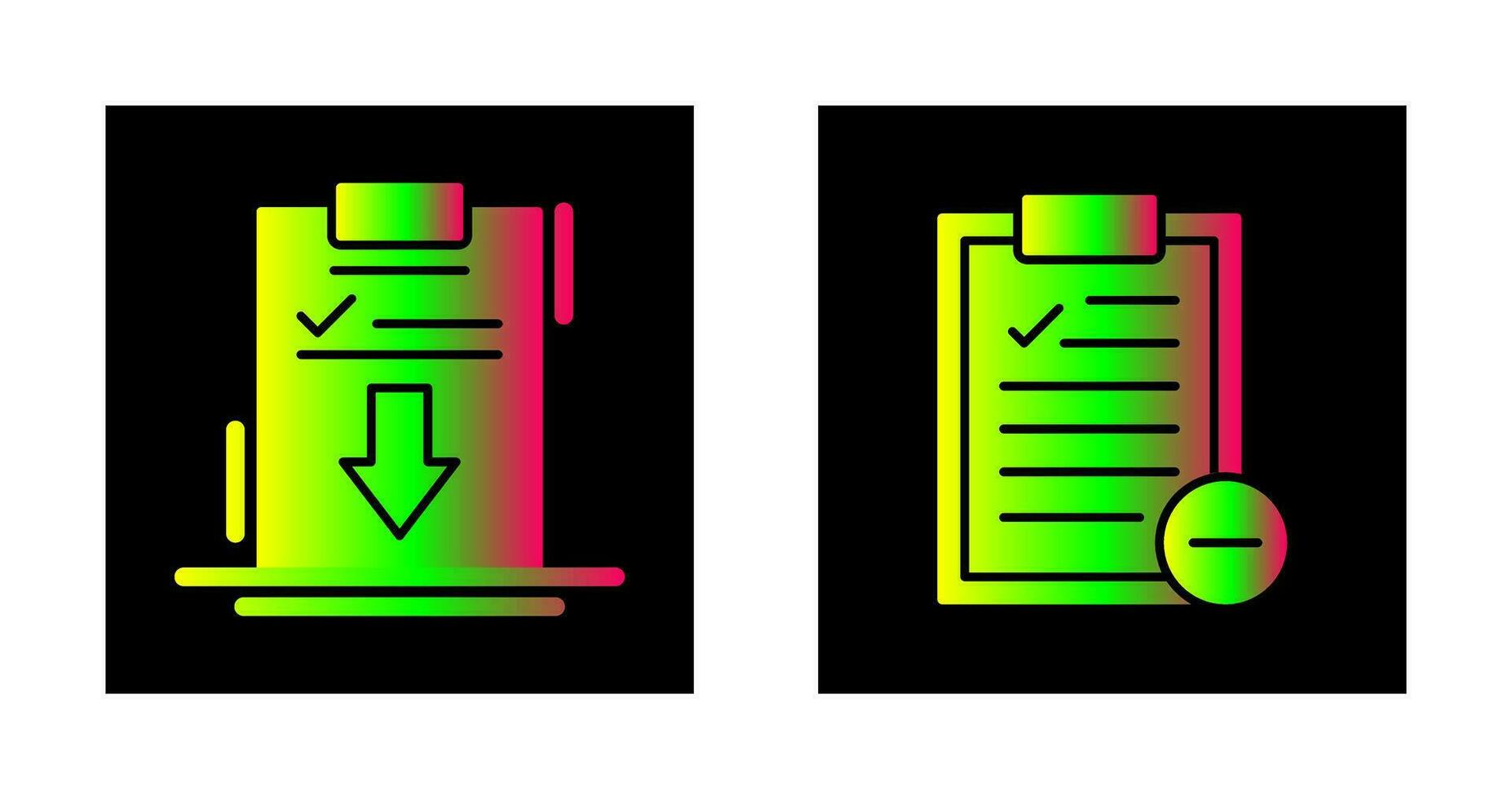 Download and Remove Icon vector