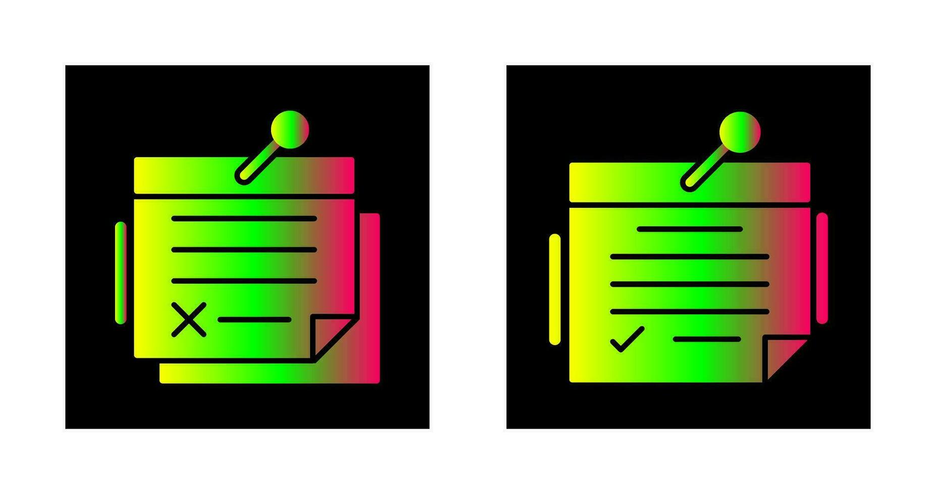Note and Note Icon vector