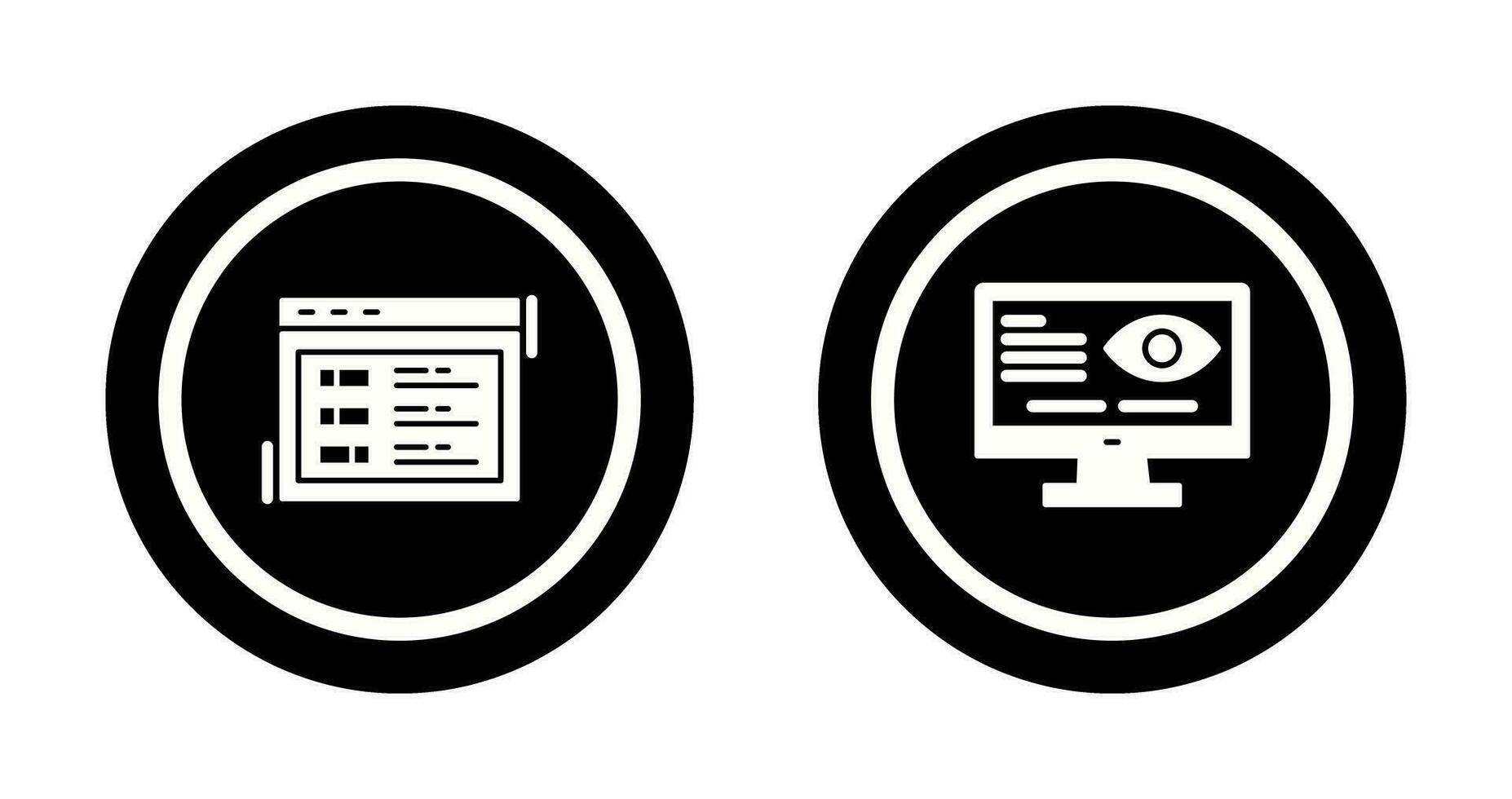 Switch and Vision Icon vector