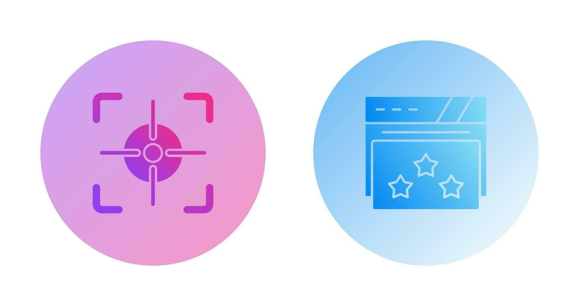 Focus and Feedback Icon vector