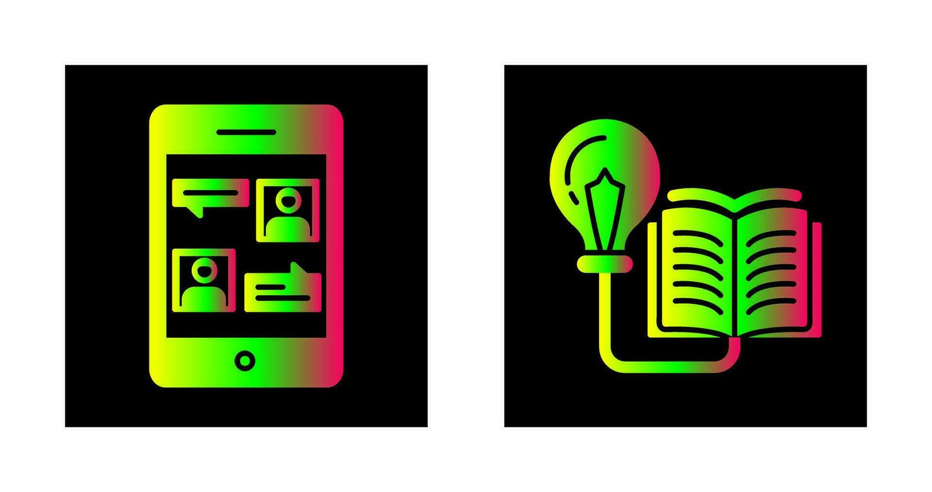 Conversation and Knowledge Icon vector