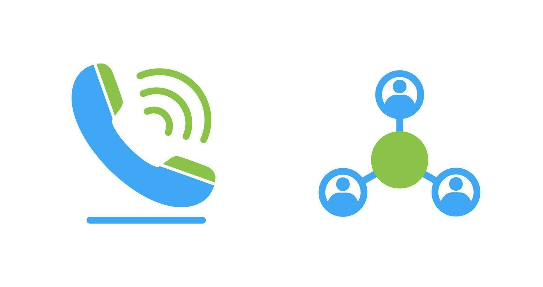 Phone and Share Icon vector