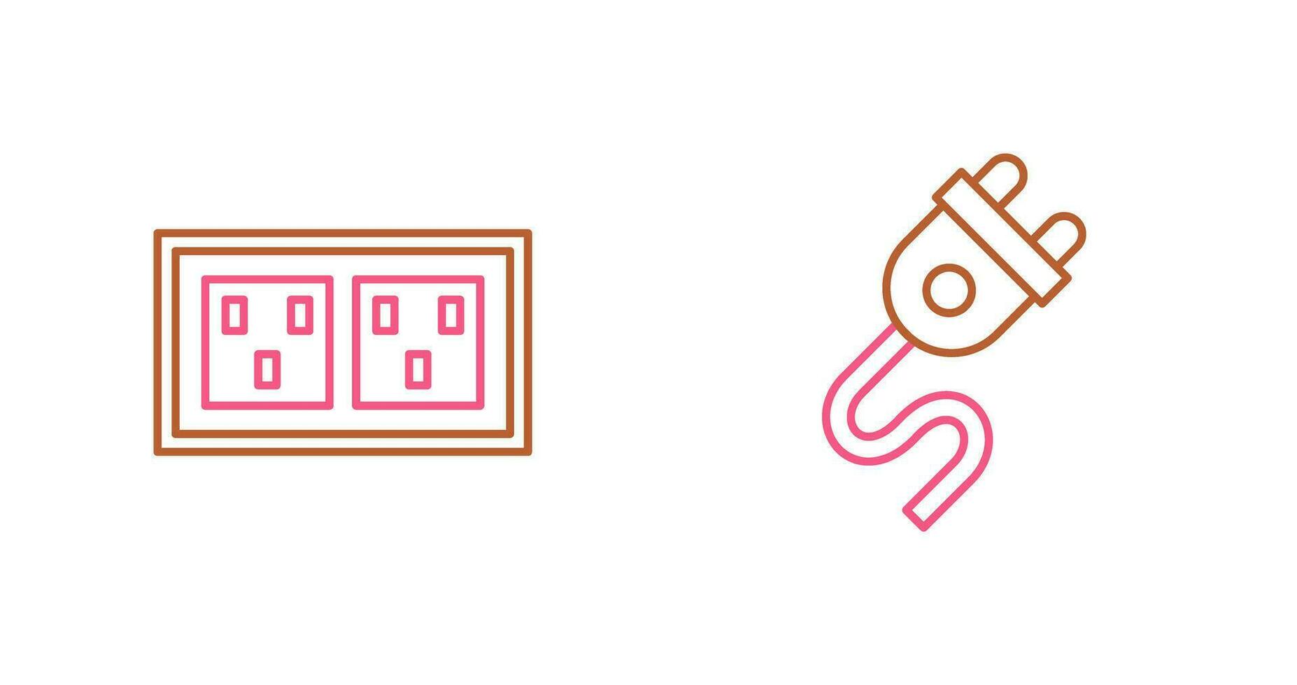 Socket and Plug Icon vector