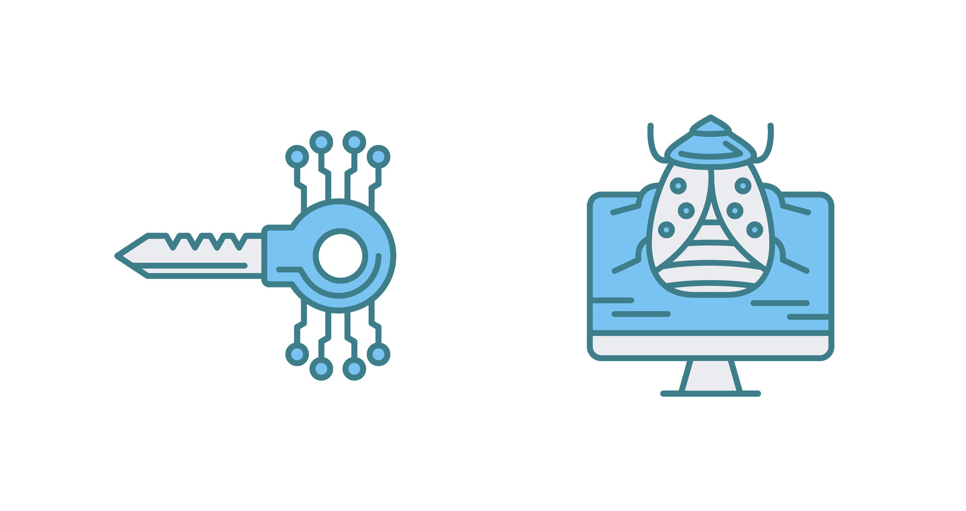 Key Code and Malware Icon 32759370 Vector Art at Vecteezy
