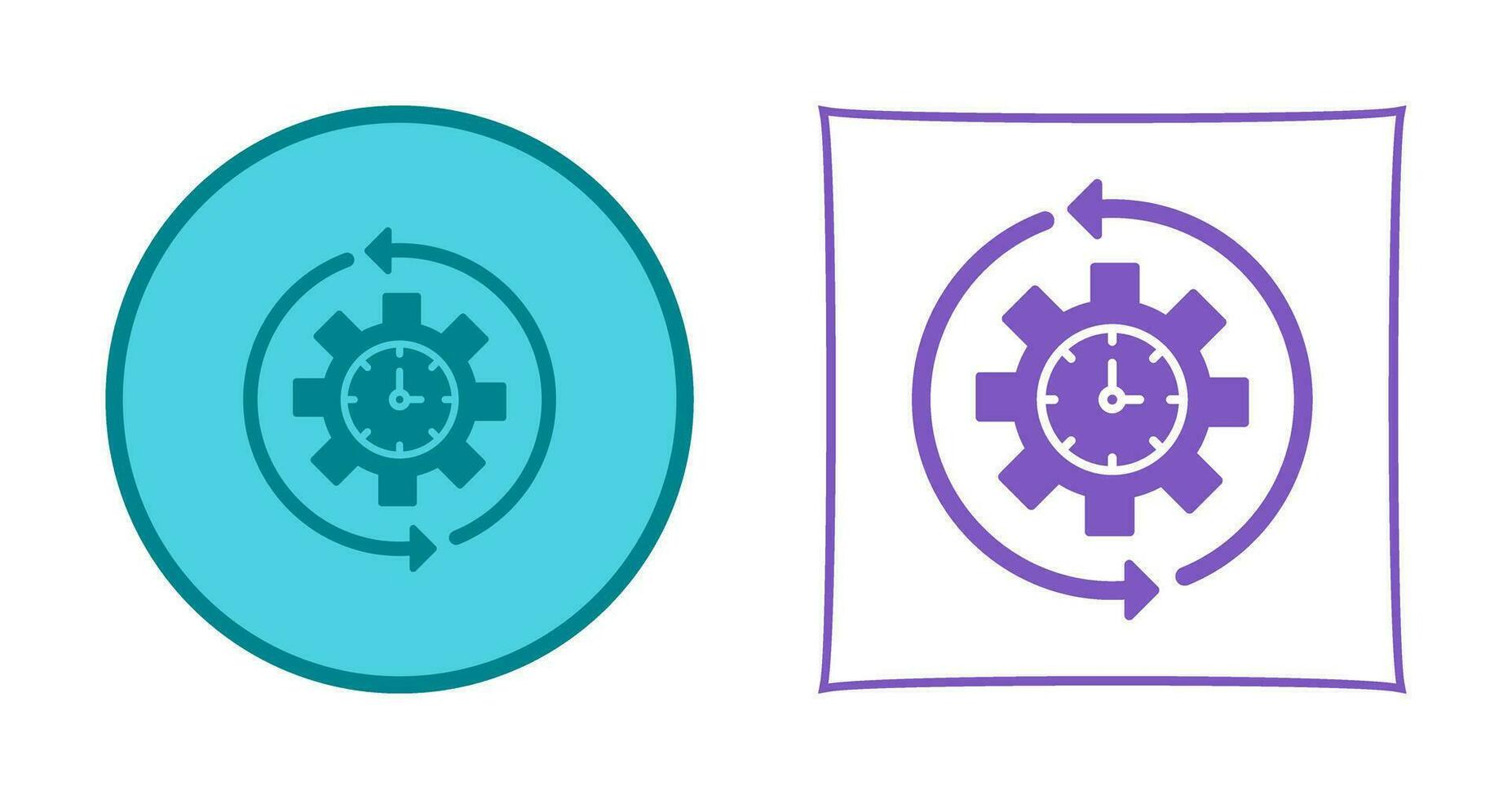 Productivity and Online Time Icon vector